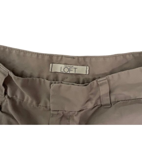 ANN TAYLOR LOFT KHAKI SHORTS WOMENS SIZE 2 - Picture 3 of 8